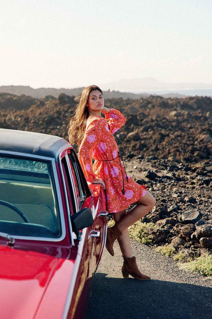 La Petite étoile Robe évasée Orange - Ruy