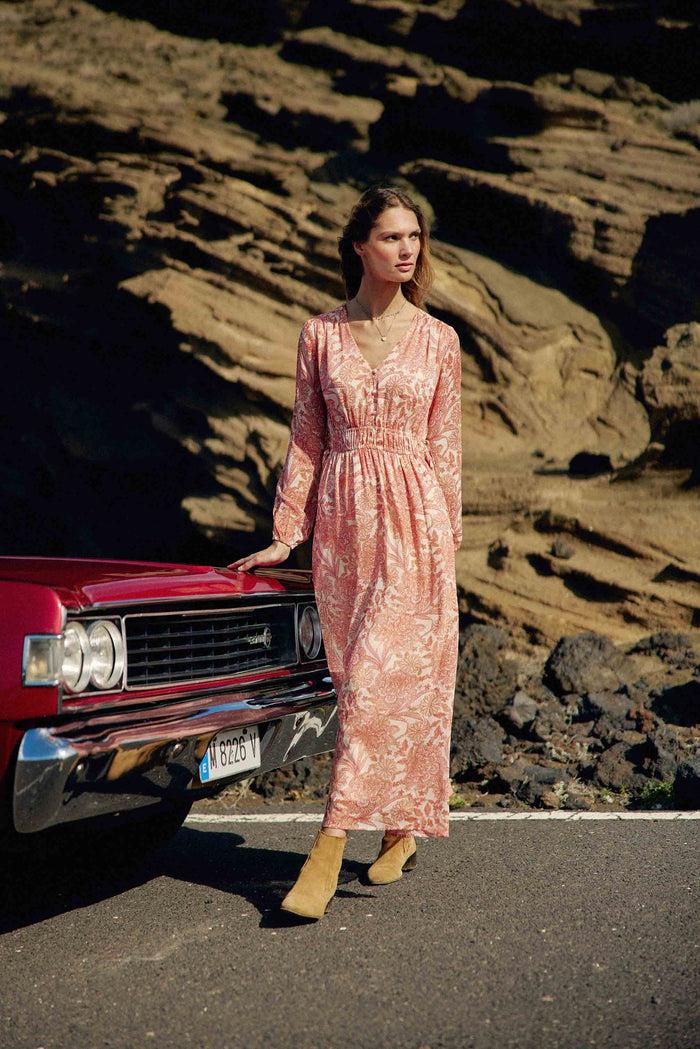 la petite étoile Robe longue floral - Rhyan