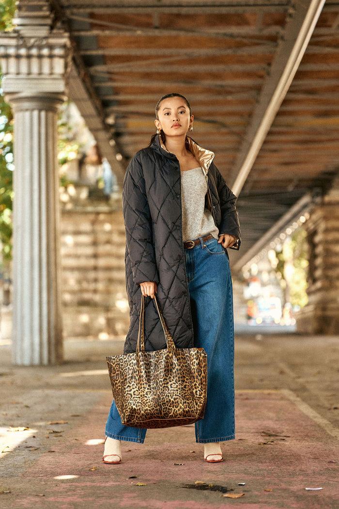 La Petite étoile Sac Cabas En Cuir Aldo - Léopard