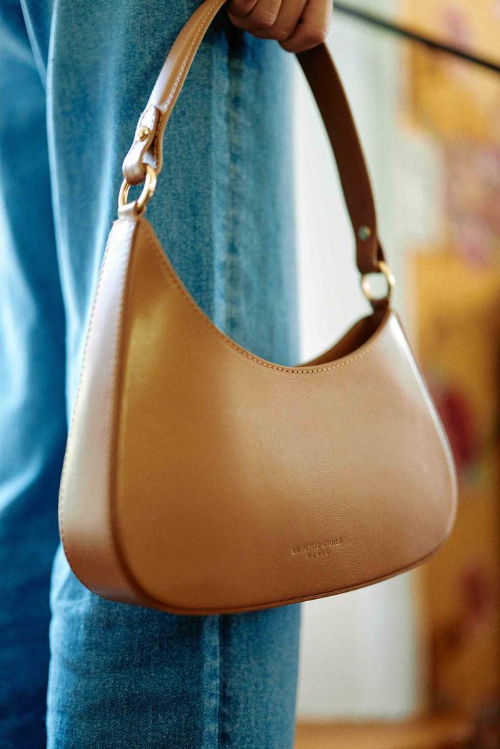 la petite étoile Sac cuir Adam - Camel