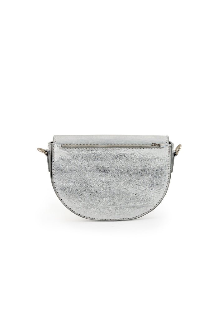 La Petite étoile Sac Cuir Argenté - Jim