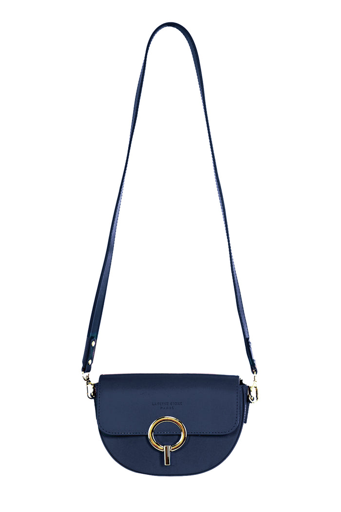 La Petite étoile Sac Cuir Jim - Marine