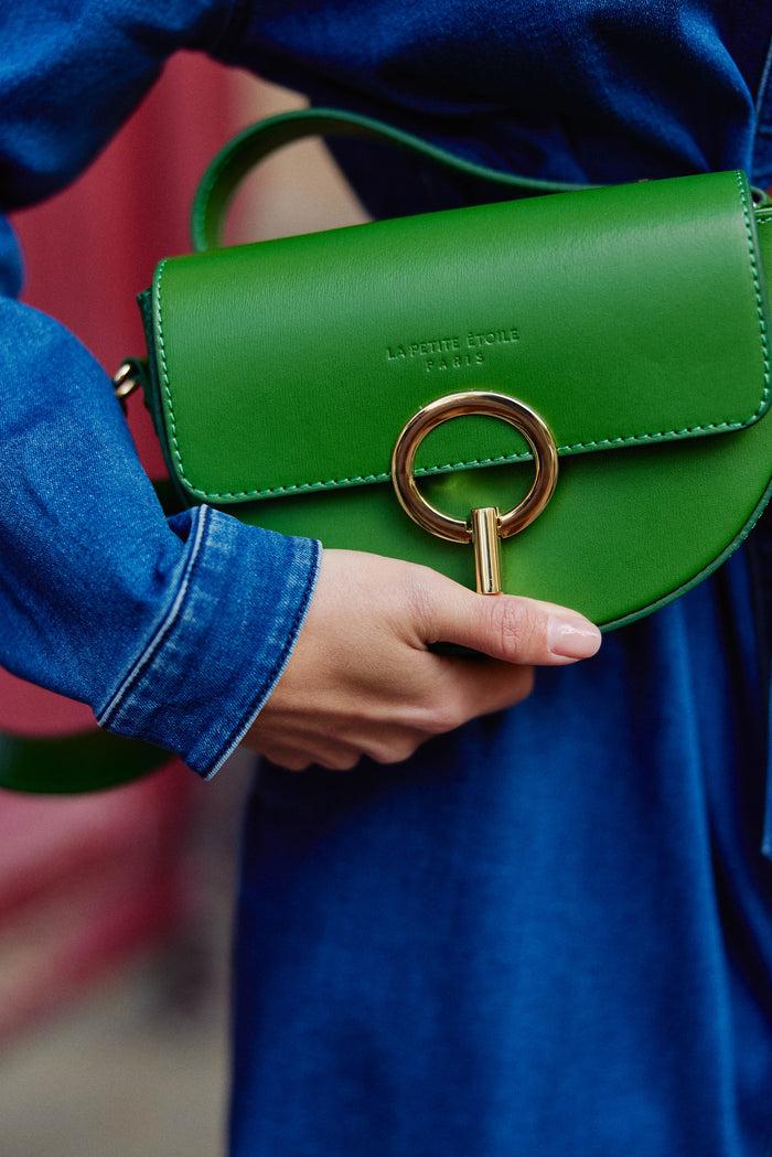 La Petite étoile Sac Cuir Jim - Vert
