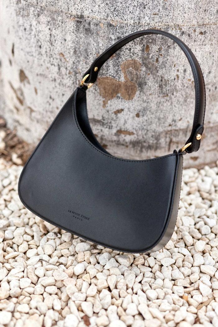 La Petite étoile Sac En Cuir Adam - Noir