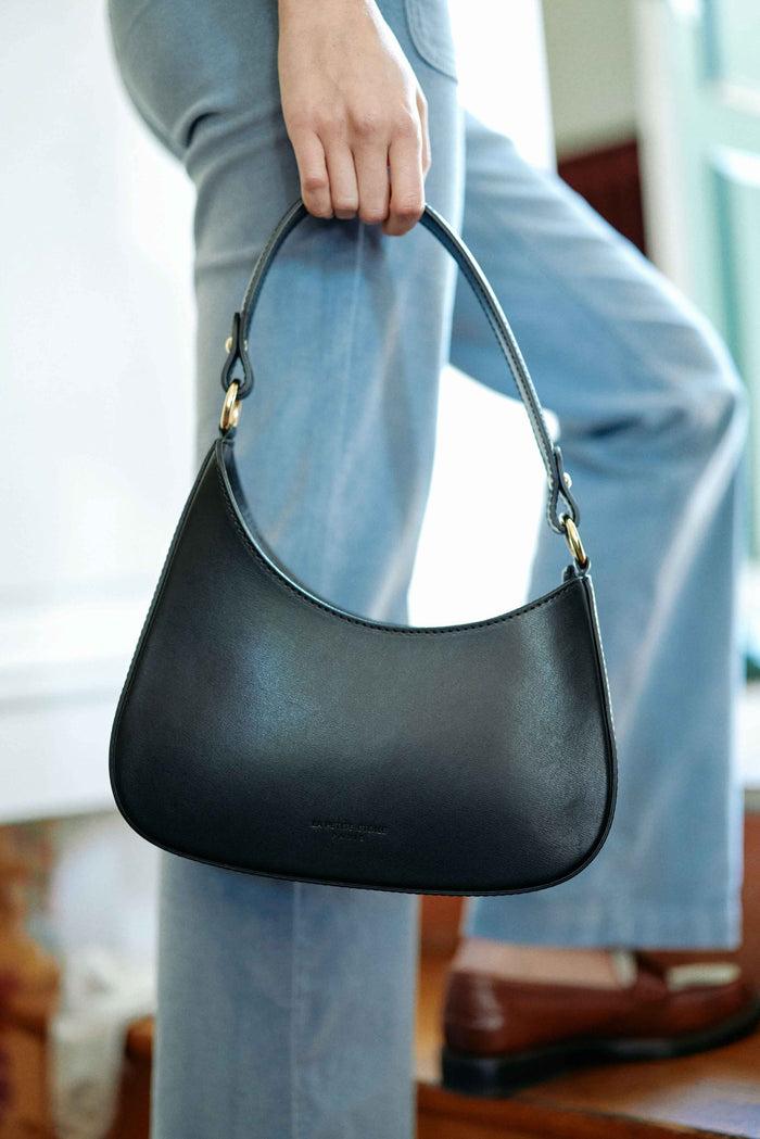 la petite étoile Sac en cuir Adam - Noir