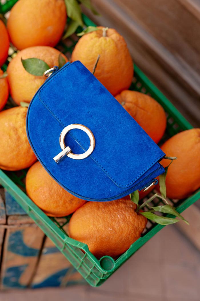 la petite étoile Sac en cuir bleu - Jim D