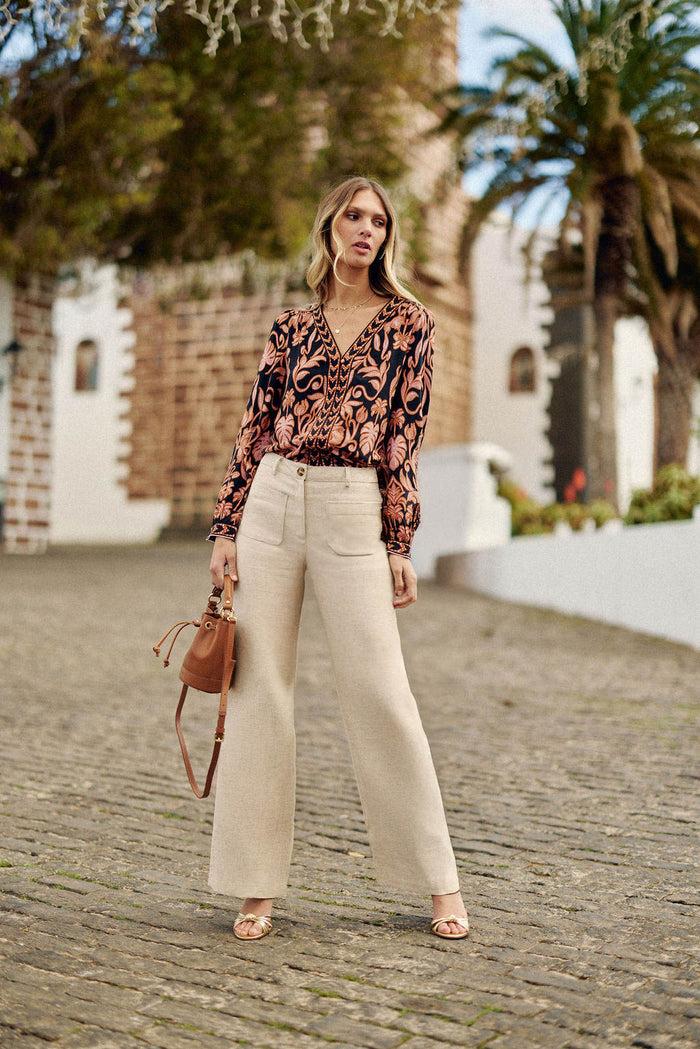 La Petite étoile Sac En Cuir Camel - Aimmy