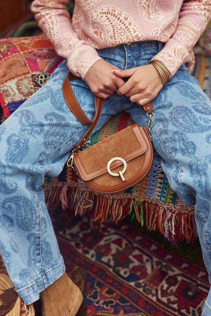 La Petite étoile Sac En Cuir Camel - Jim