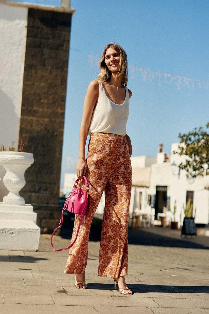 La Petite étoile Sac En Cuir Fuchsia - Aimmy