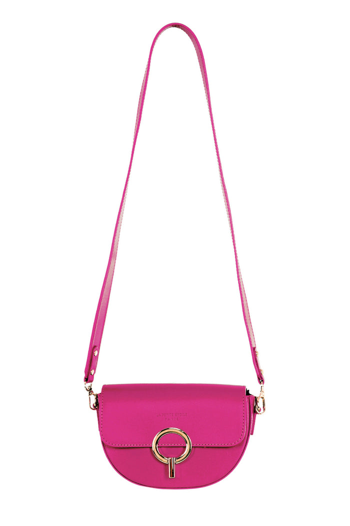 La Petite étoile Sac En Cuir Fuchsia - Jim