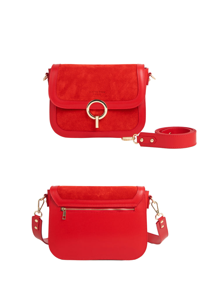 La Petite étoile Sac En Cuir James - Rouge
