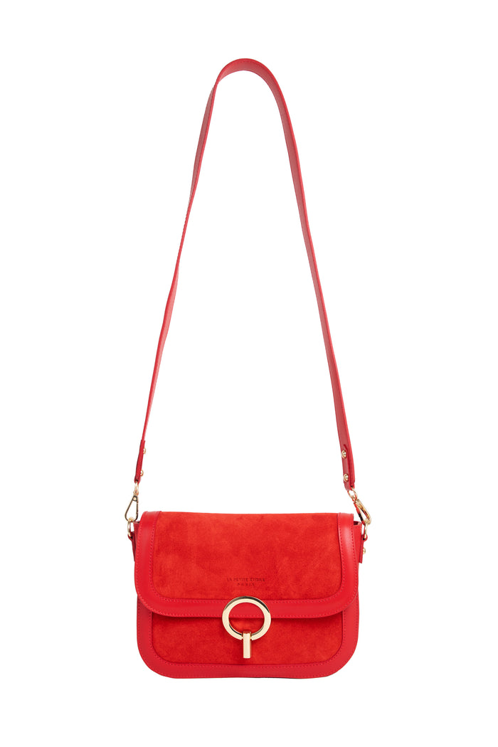 La Petite étoile Sac En Cuir James - Rouge
