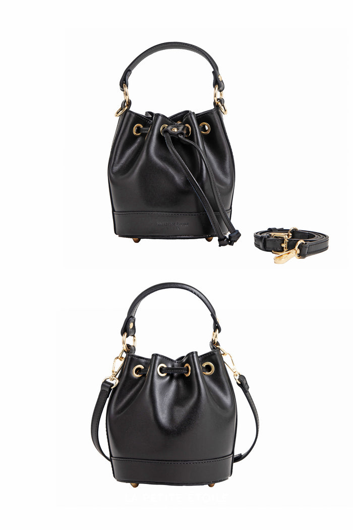 La Petite étoile Sac En Cuir Noir - Aimmy