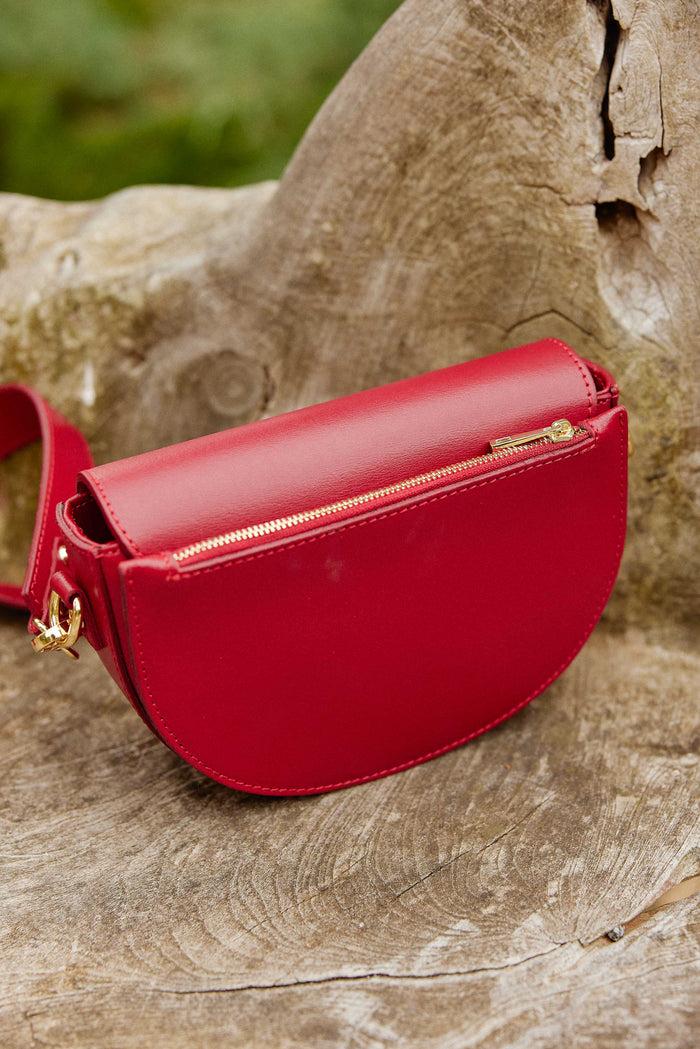 La Petite étoile Sac En Cuir Rouge - Jim