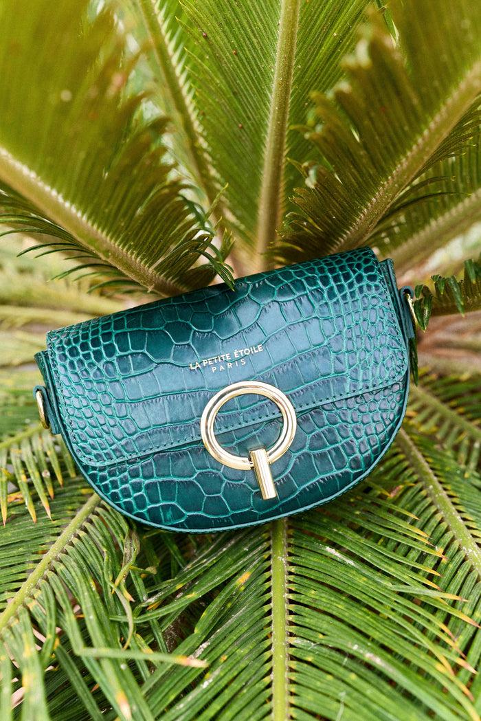la petite étoile Sac Jim - Croco Vert