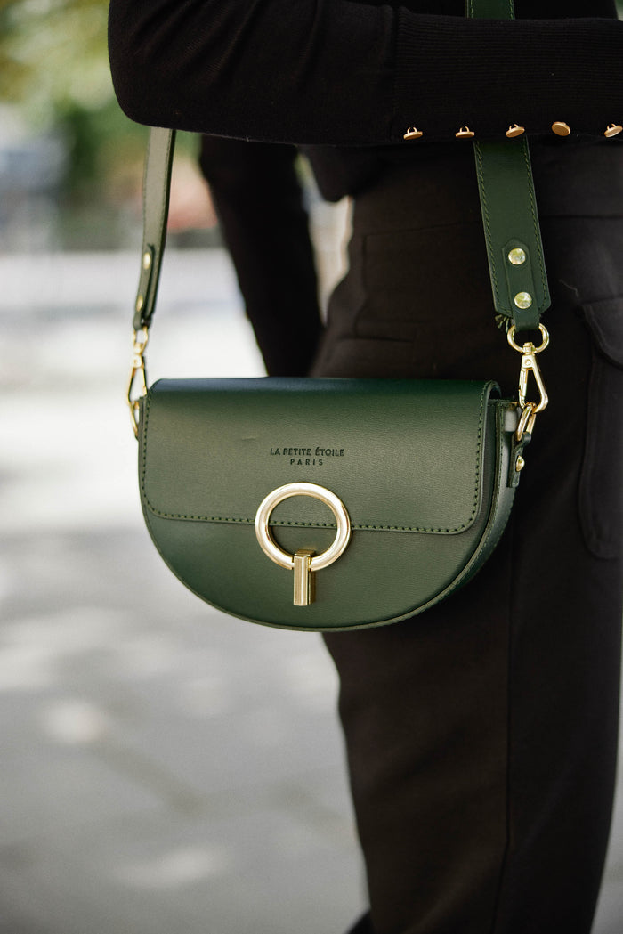 La Petite étoile Sac Jim - Vert Foncé