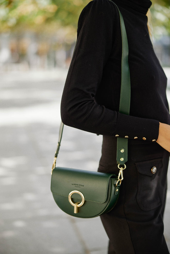 La Petite étoile Sac Jim - Vert Foncé