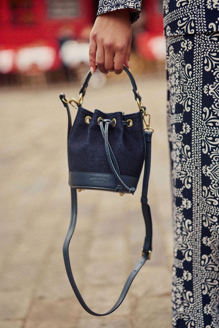 la petite étoile Sac seau cuir brut - Aimmy