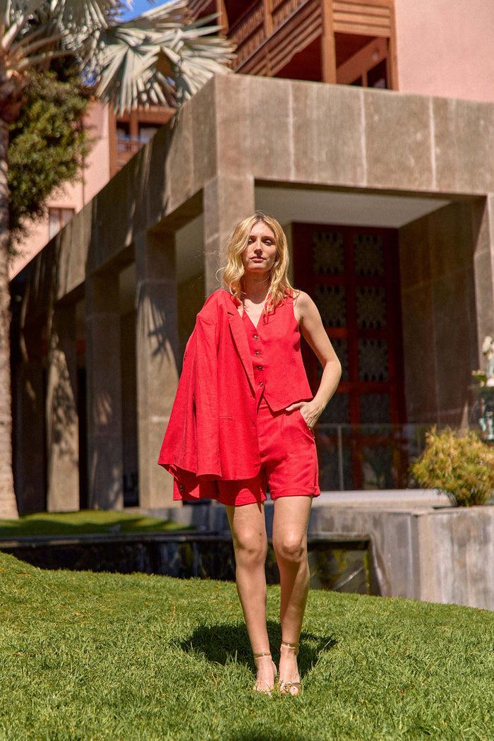 La Petite étoile Short Rouge - Sevia