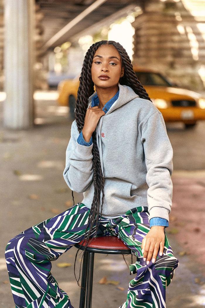 La Petite étoile Sweat-shirt à Capuche Gris - Tamara