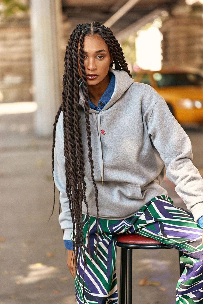 la petite étoile Sweat-shirt à capuche gris - Tamara