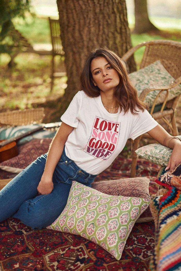 La Petite étoile T-shirt Col Rond écru - Tsong