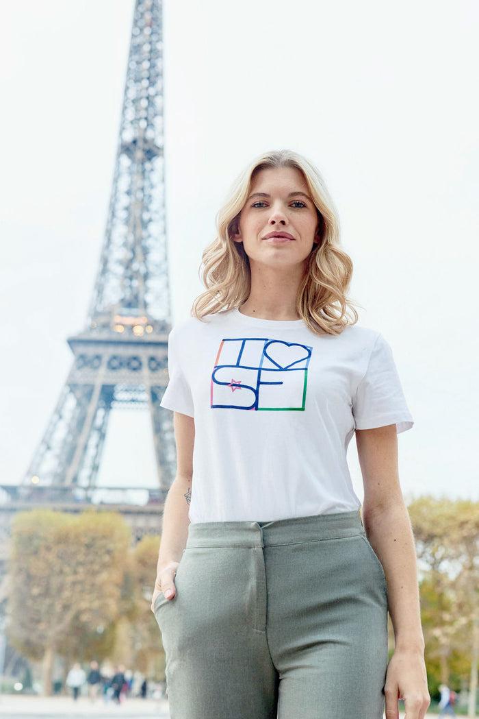 La Petite étoile T-shirt Imprimé écru - Tilove