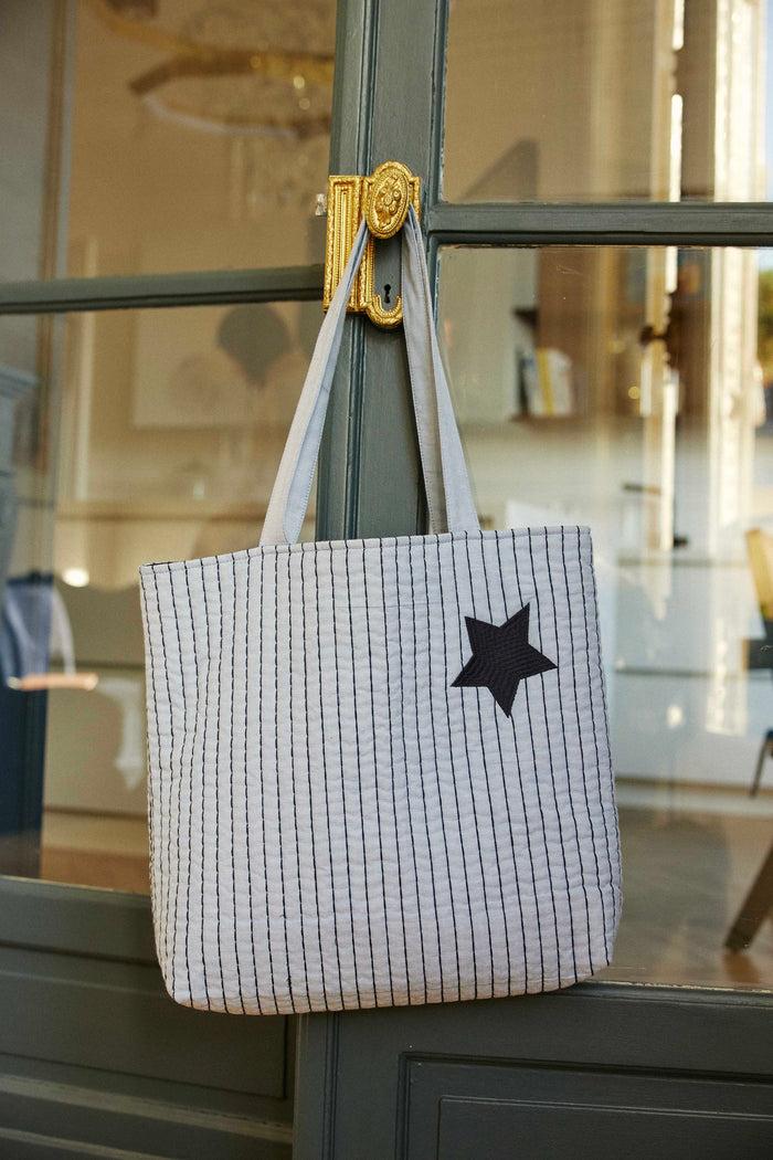 La Petite étoile Tote-bag Briller - Bleu Ciel