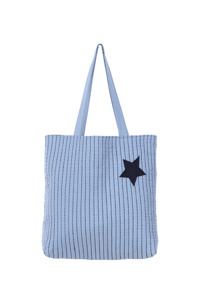 La Petite étoile Tote-bag Briller - Bleu Ciel