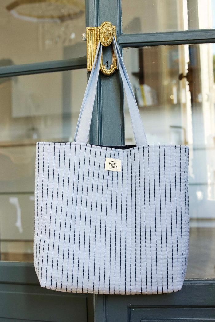 la petite étoile Tote-bag Briller - Bleu Ciel