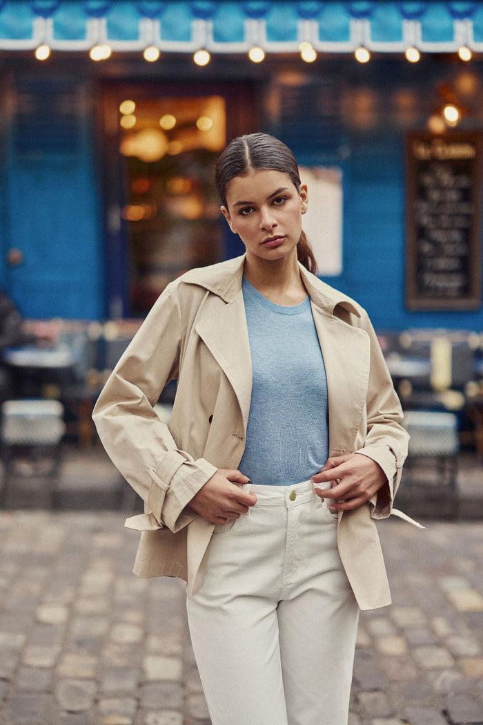 La Petite étoile Trench Court Beige - Narago