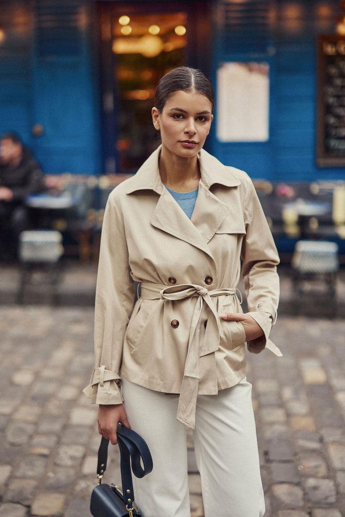la petite étoile Trench court beige - Narago