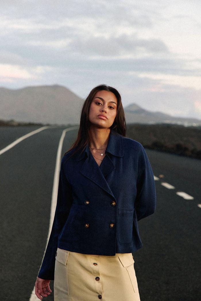 La Petite étoile Veste Croisée Marine - Verly