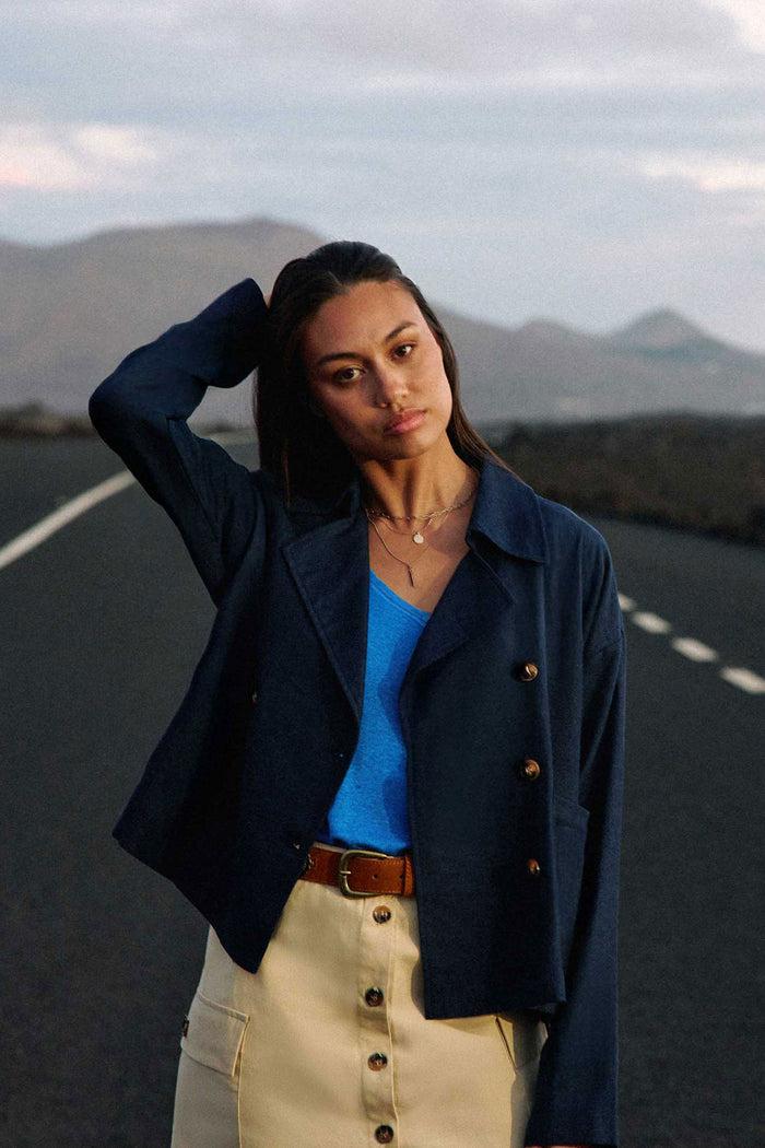 la petite étoile Veste croisée marine - Verly