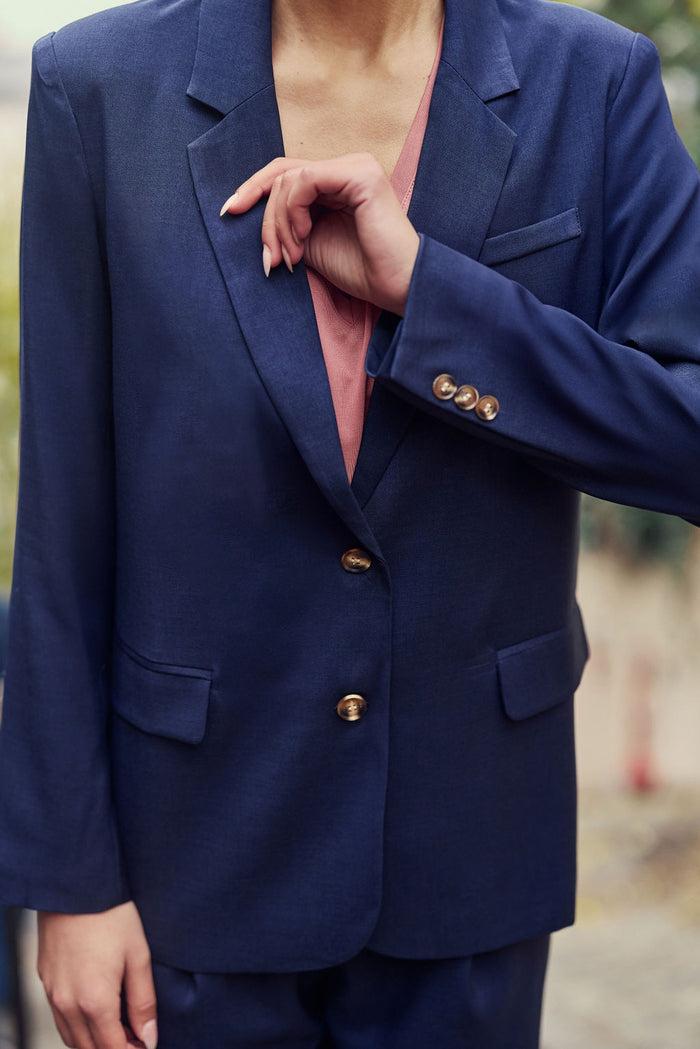 La Petite étoile Veste De Tailleur Marine - Vida