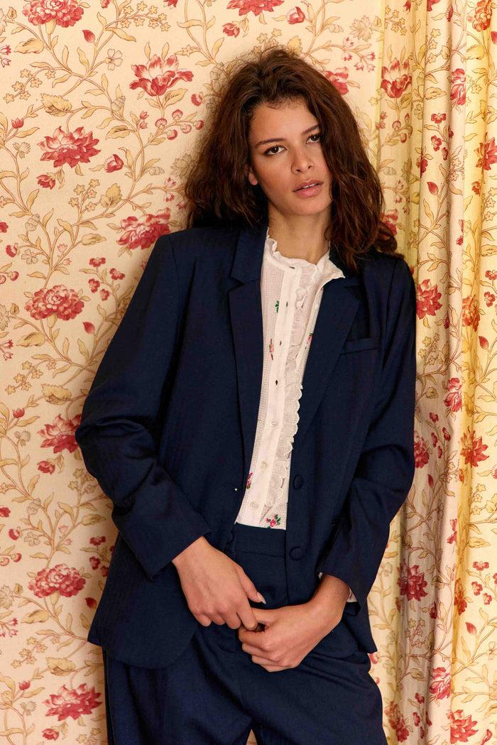La Petite étoile Veste De Tailleur Marine - Voliane