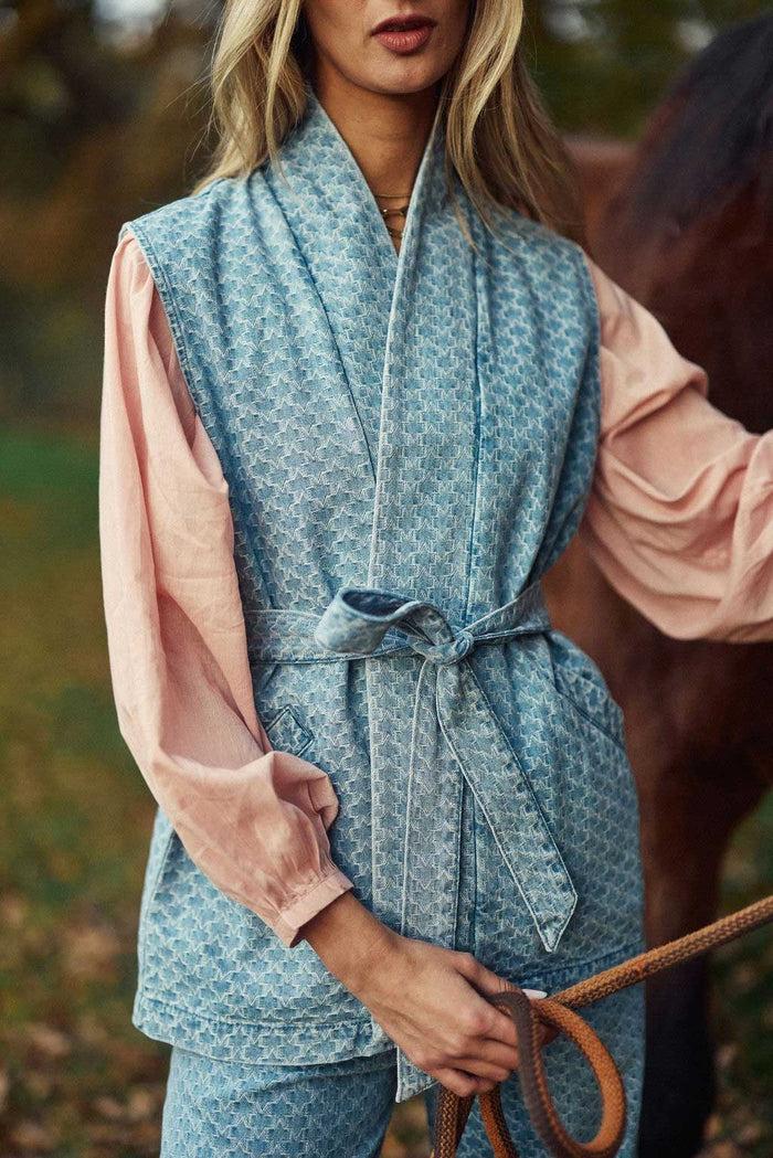 la petite étoile Veste en denim stone - Verany