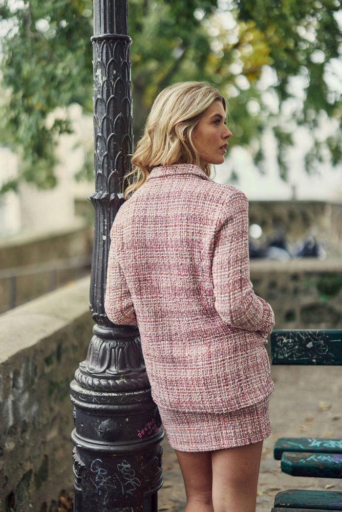 La Petite étoile Veste En Tweed Rose - Fauline