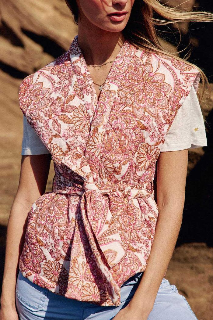 la petite étoile Veste sans manches floral - Valma