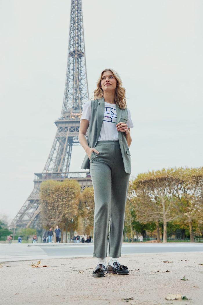 La Petite étoile Veste Sans Manches Gris - Vidas