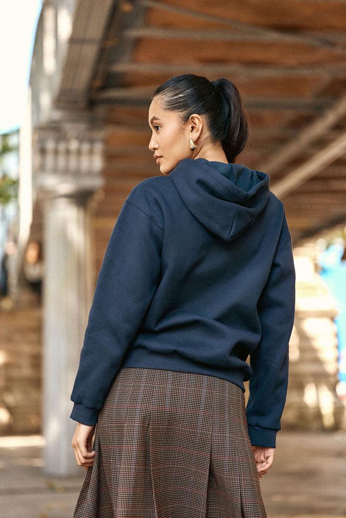 La Petite étoile Sweat-shirt à Capuche Marine - Tamara