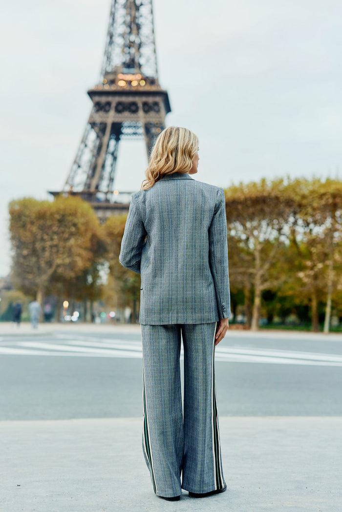 La Petite étoile Veste Prince De Galles Gris - Victorya