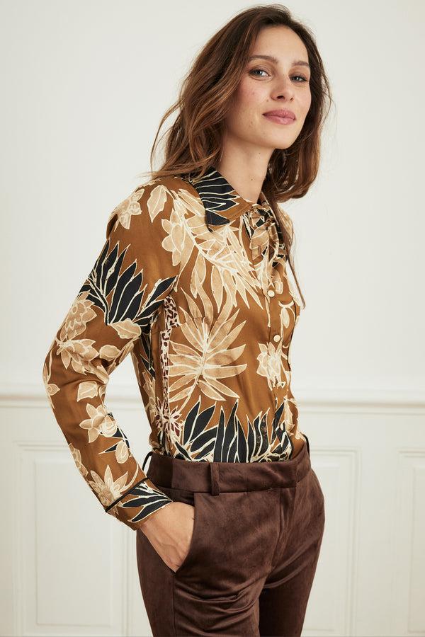 la petite francaise Chemise Caramel