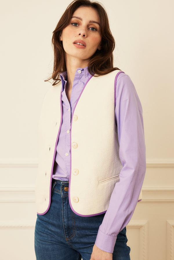 la petite francaise Gilet Galaxie