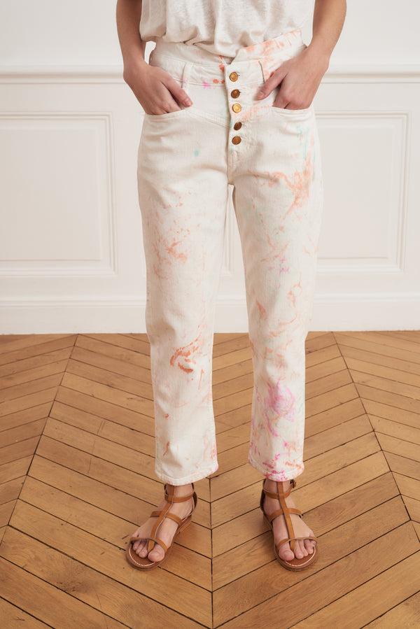 La Petite Francaise Jeans Perséverant Tacheté