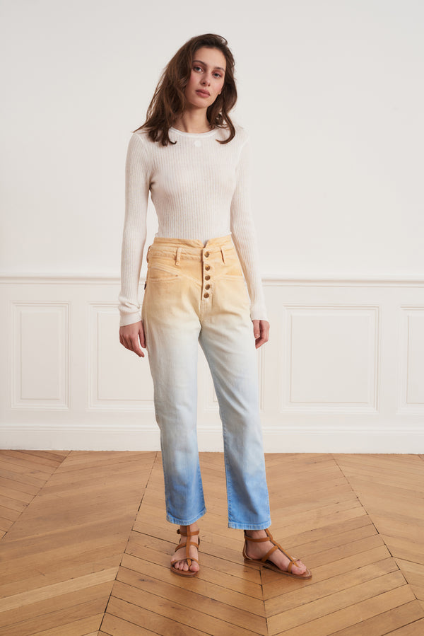 la petite francaise Pantalon Persévérant dégradé