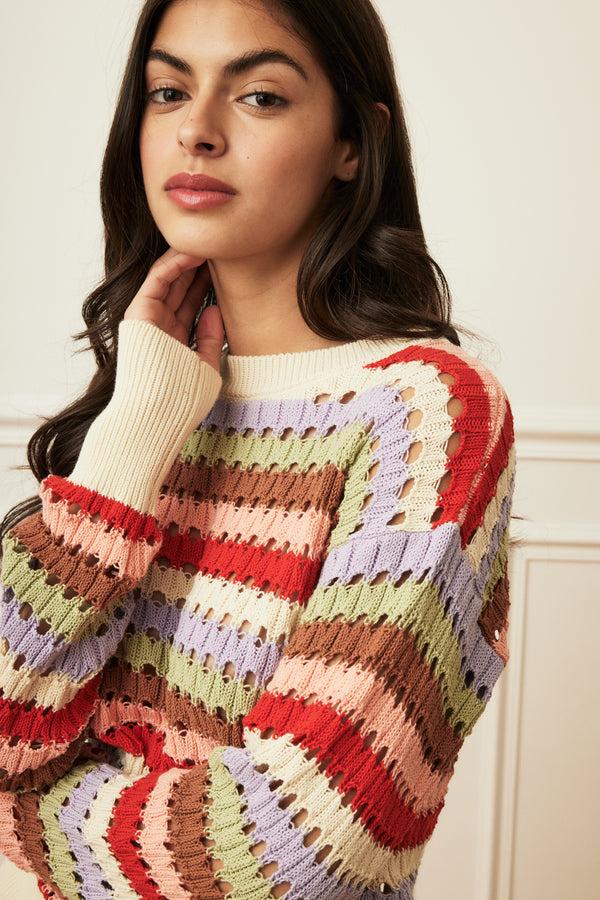 La Petite Francaise Pull Panaché