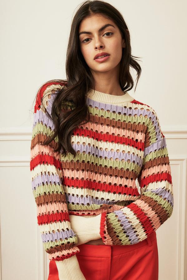 la petite francaise Pull Panaché