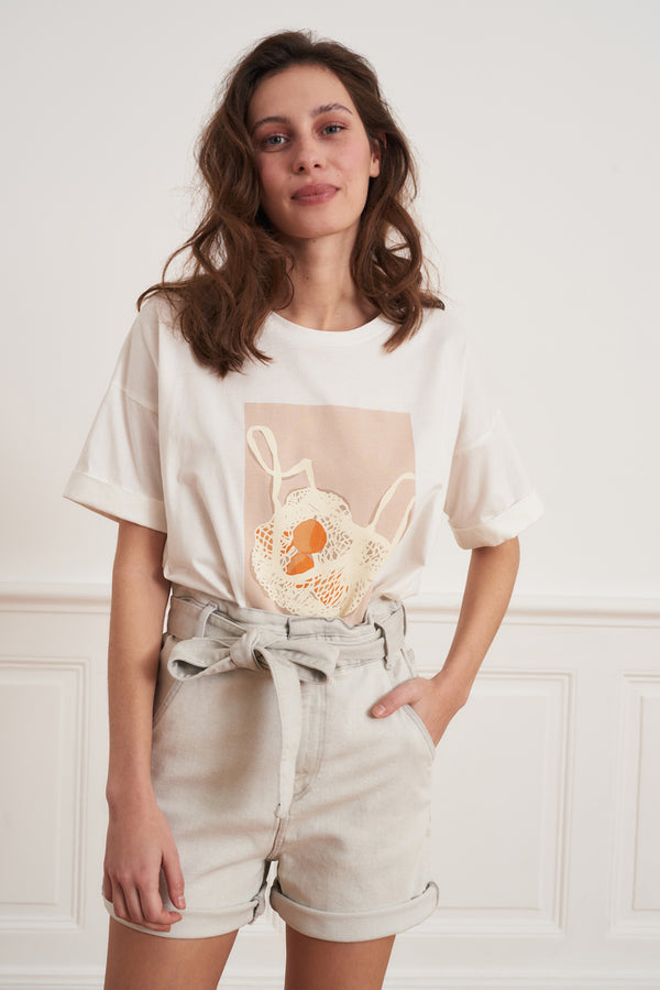 La Petite Francaise Short Susie Bleach Gris