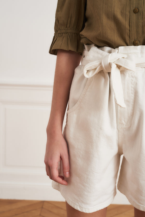 La Petite Francaise Short Susie écru
